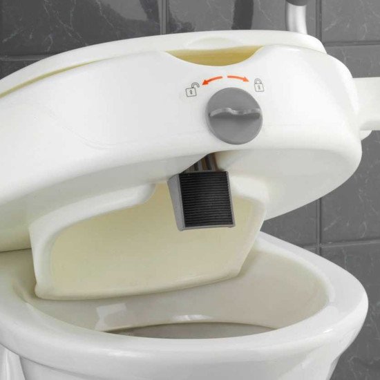 Daska za WC školjku s rukohvatima za osobe s invaliditetom WENKO Secura