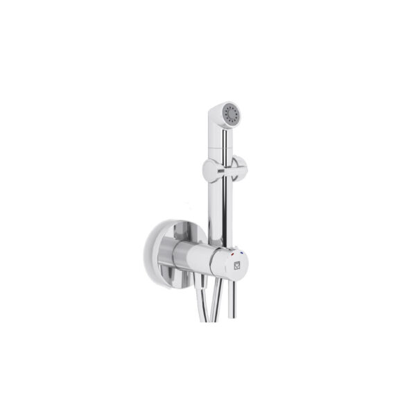 Higijenski podžbukni set s crijevom i ručicom UNITAS 00359 - chrome