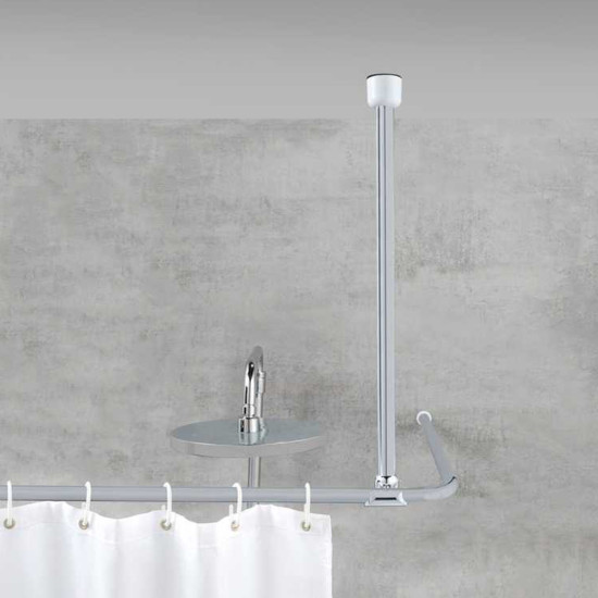 Šipka dodatna za zavjese za kadu 57cm krom WENKO