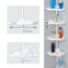 msv-freestanding-corner-shower-server-shelf-white-telescopic-135-200cm (2) Polica ugaona (podesiva) MSV Spirella