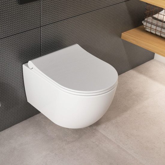 Školjka WC viseća rimless s funkcijom bidea bijela VENTURI VITA